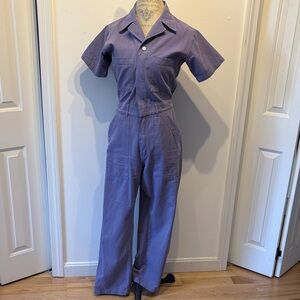 Big Bud Press Cotton Utility Jumpsuit - Faded Grape